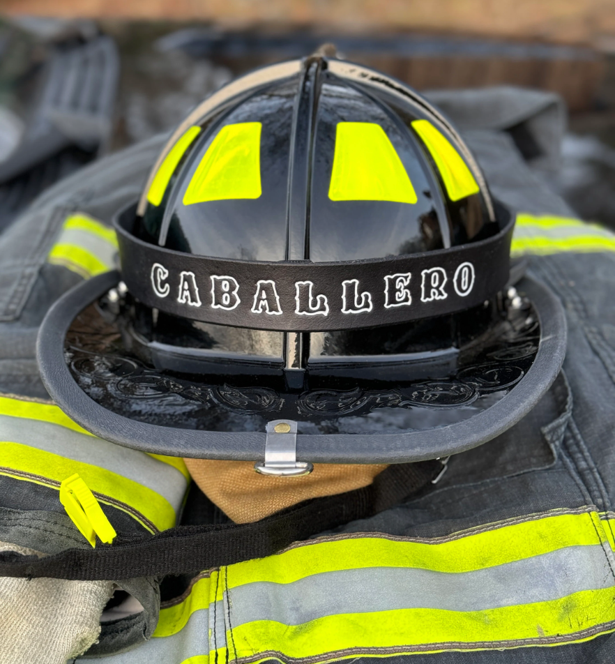 Firefighter Helmet Name Band